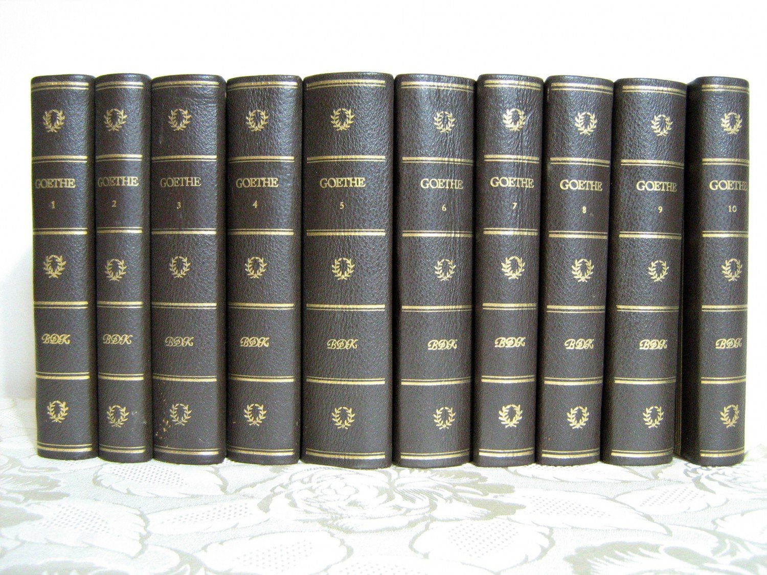 Goethes Werke in zehn Bänden Volksverlag Weimar 1962 BDK“ (Goethe